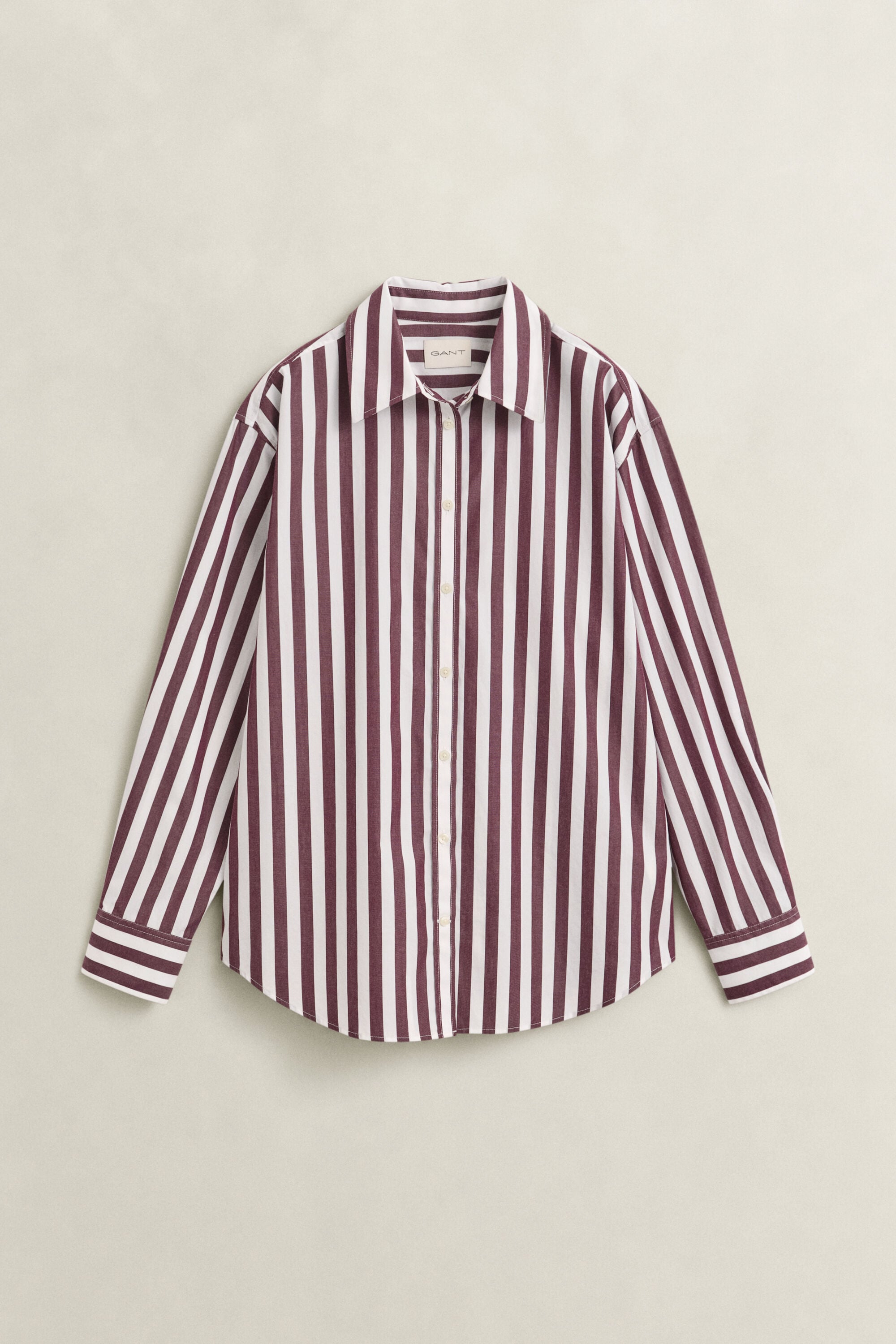 Camicia in popeline a righe relaxed