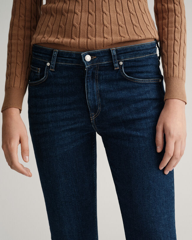 Farla Slim Fit Cropped Jeans