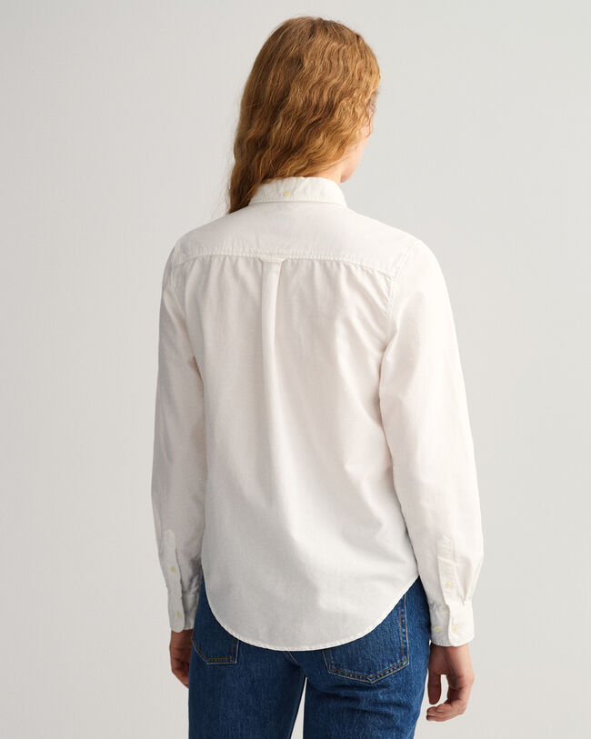 Stückgefärbtes Regular Fit Oxford-Hemd