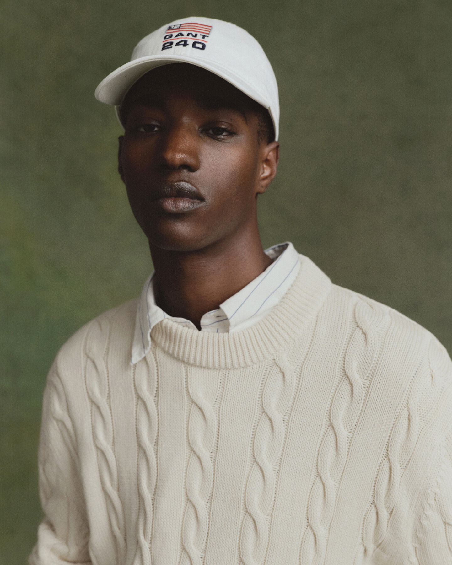 Zopfstrick Rundhalspullover