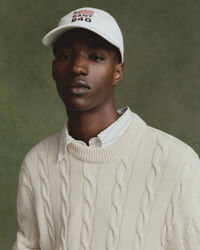 Zopfstrick Rundhalspullover