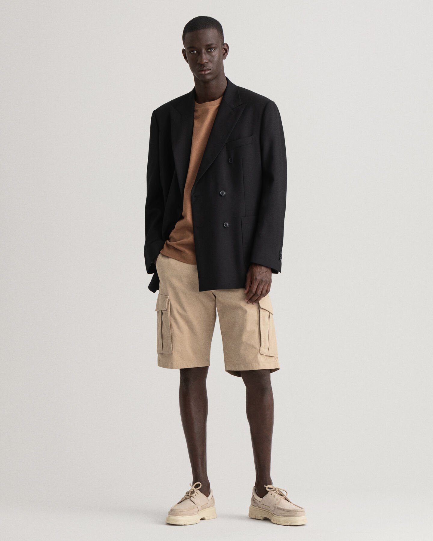 Relaxed Fit Cargoshorts aus Twill