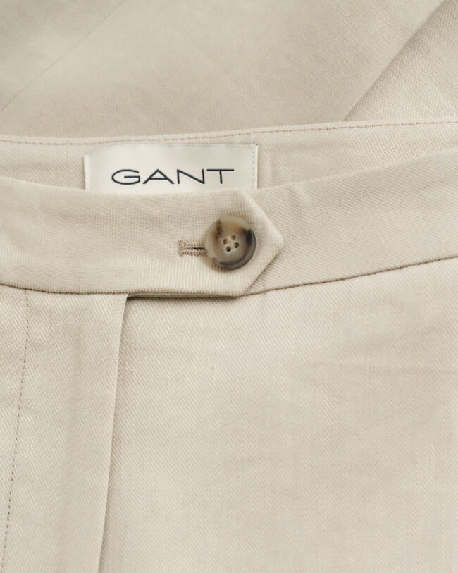 Formelle Hose aus Stretch-Leinen