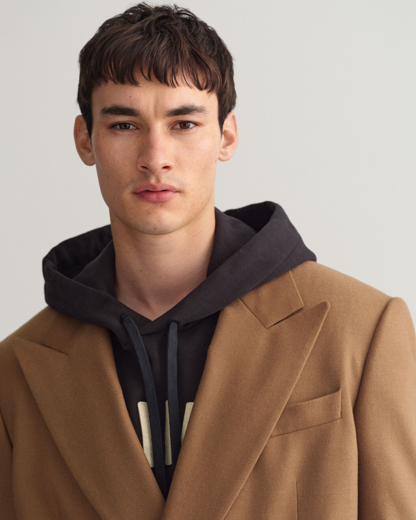 Oversized Flanell-Anzugsakko