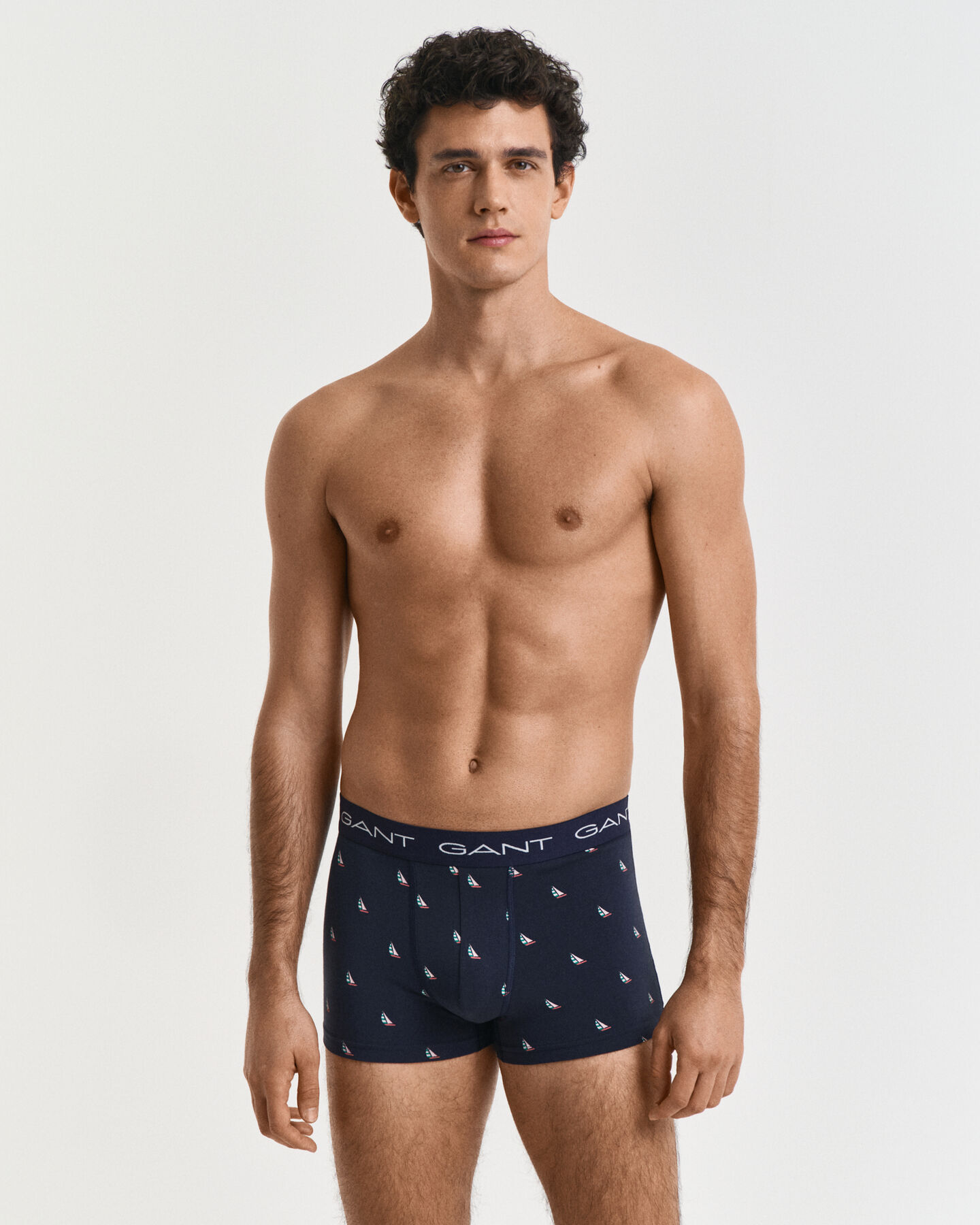 3er-Pack Boxershorts mit Boot-Print