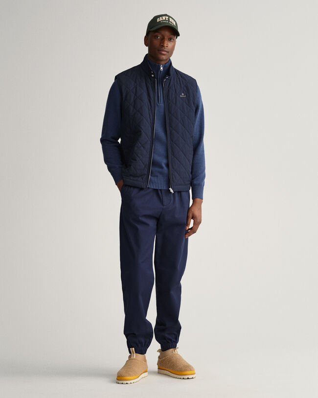 Gesteppte Windcheater Weste