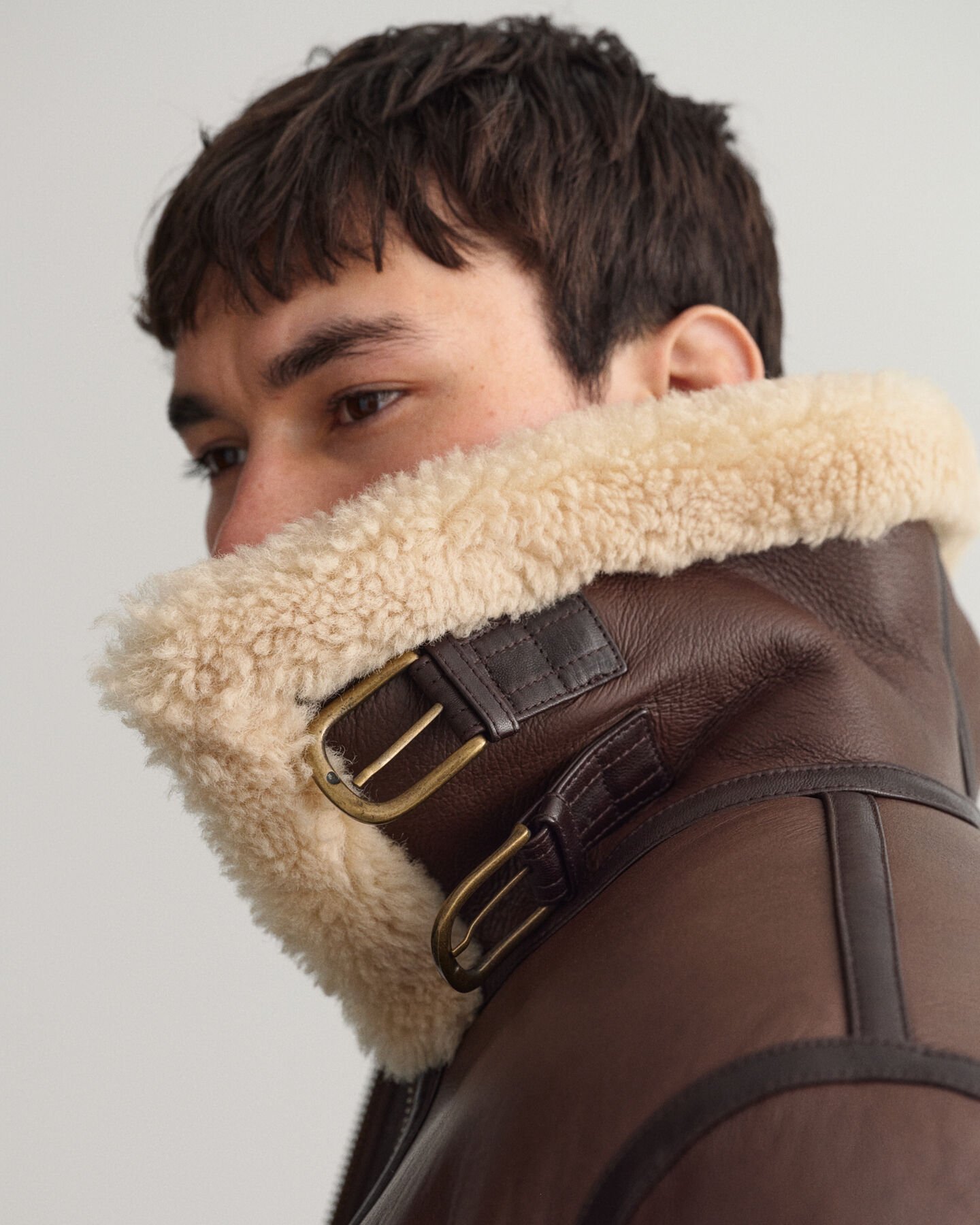 Shearling-Jacke