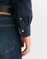 Regular Fit Melange Flanellhemd