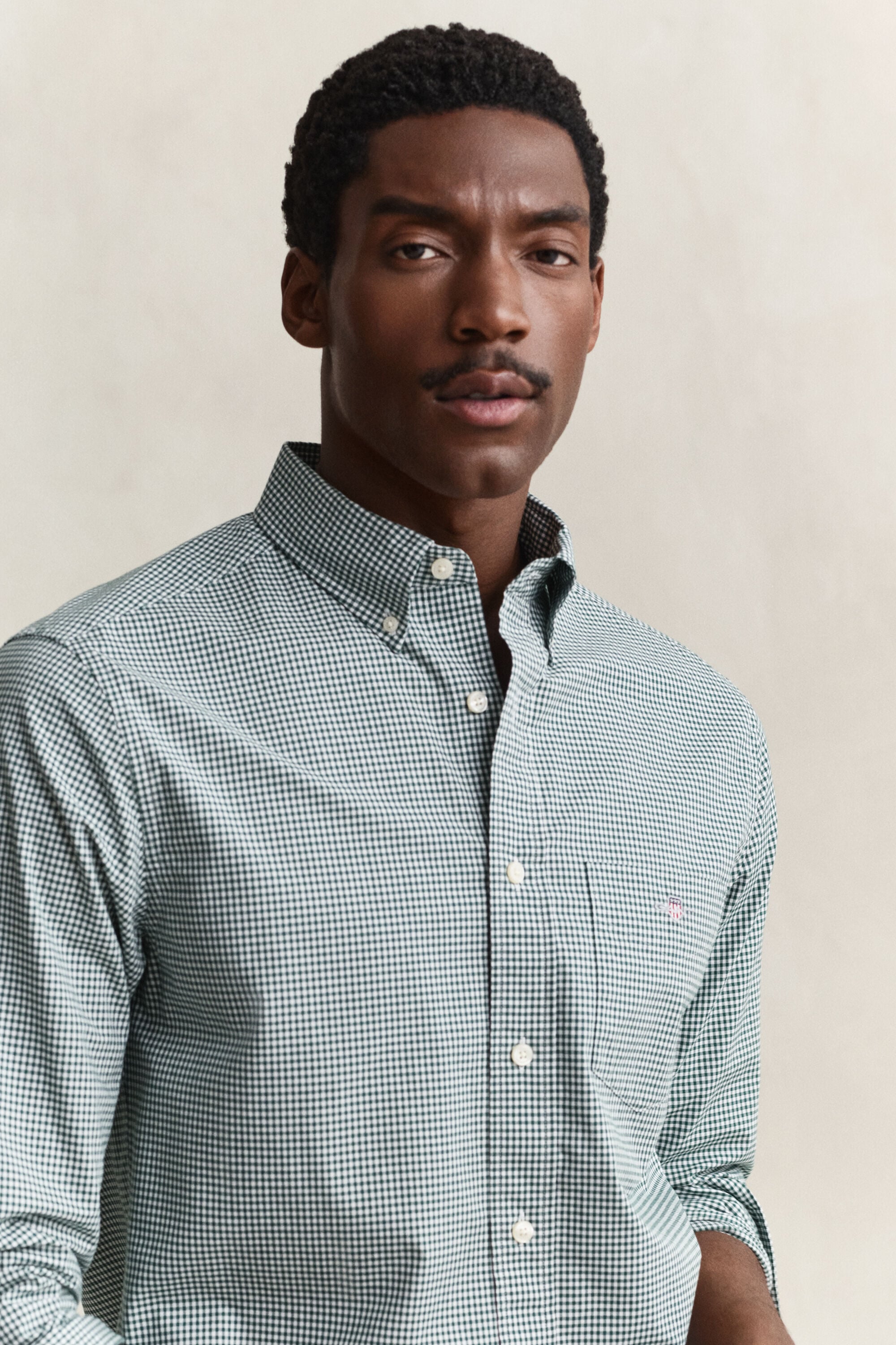 Gingham Classic Popeline Hemd