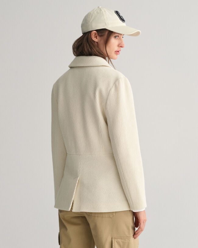 Slim Fit Blazerjacke mit Struktur