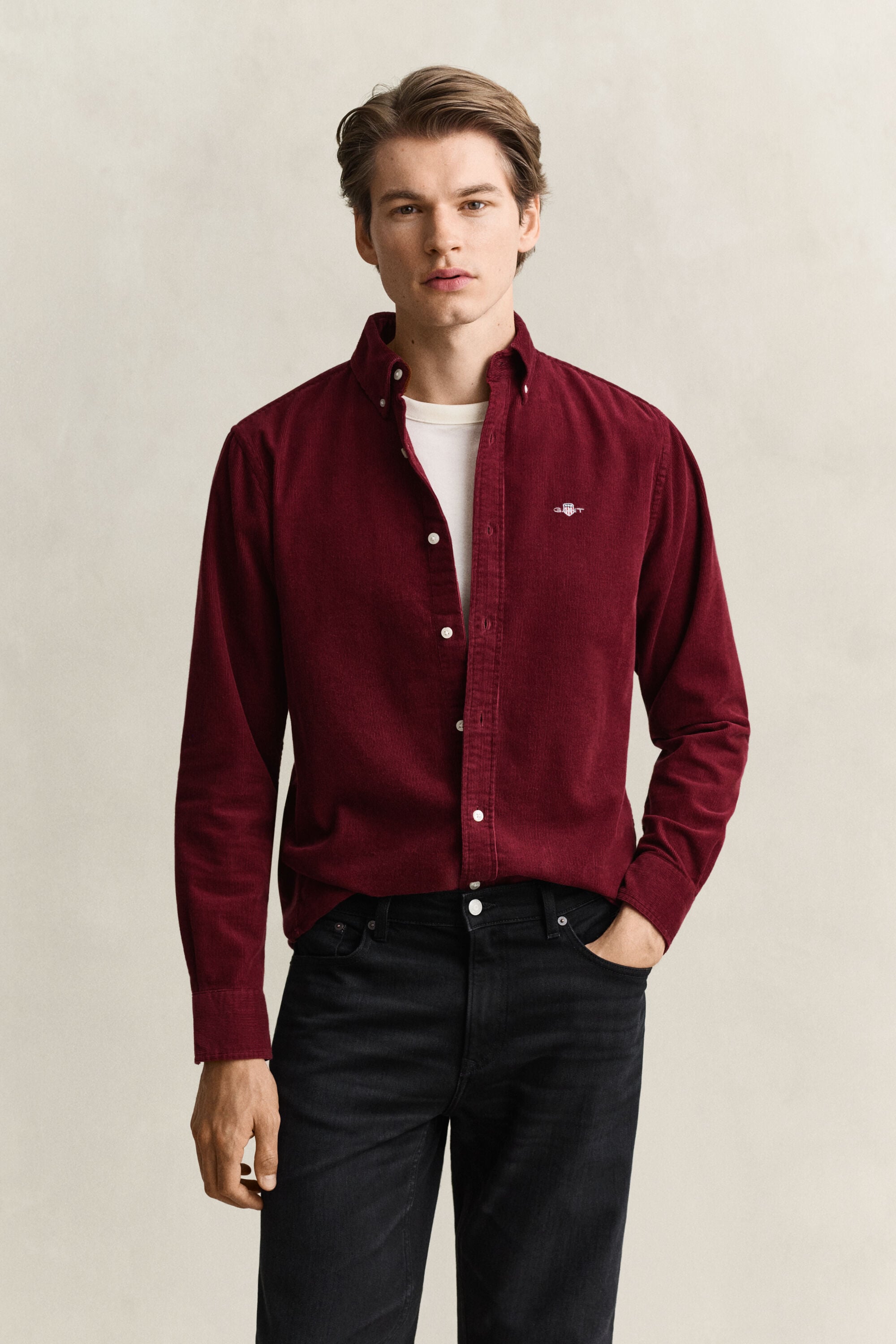 Camicia in velluto a coste