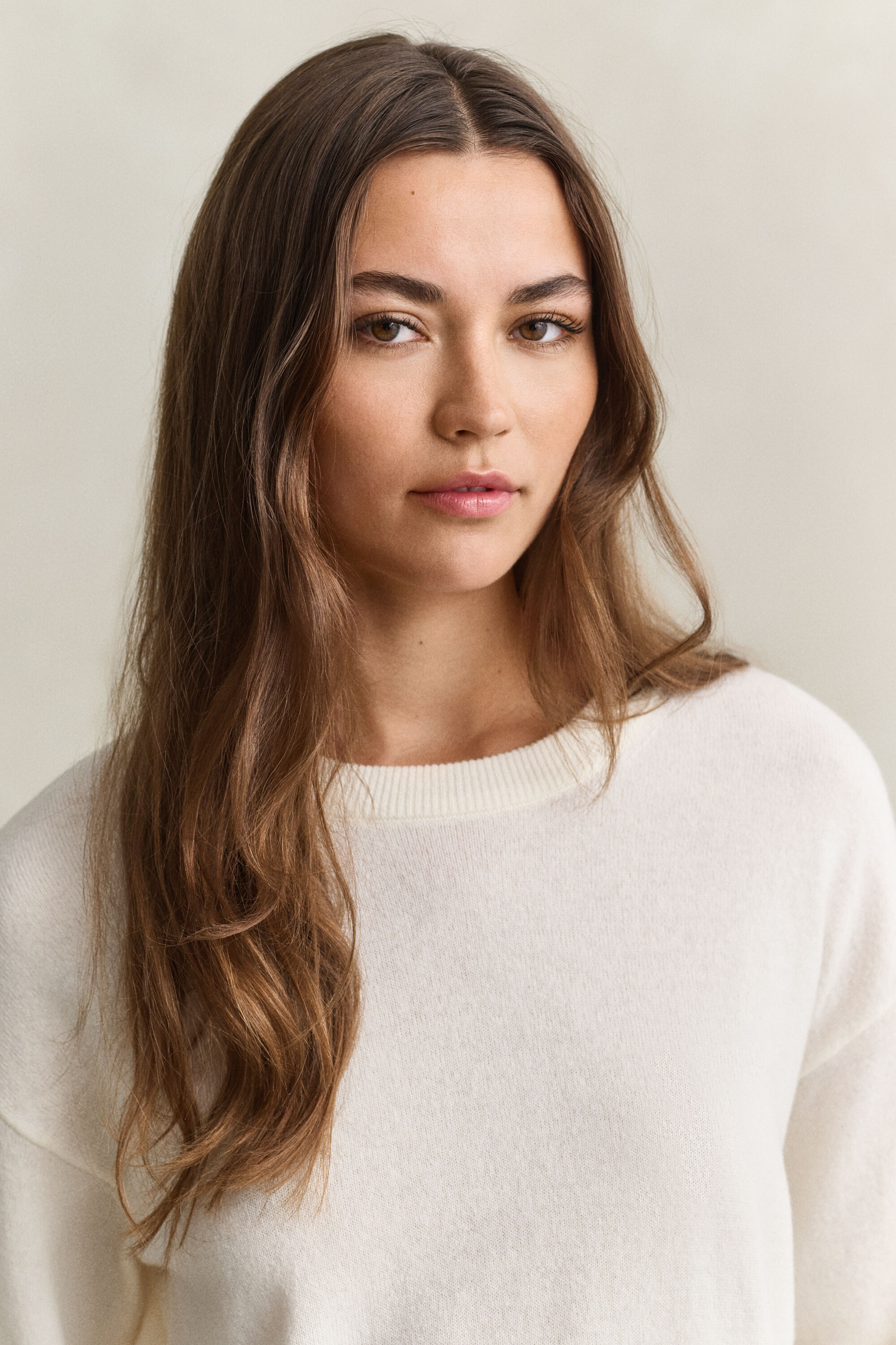 Superfine Lambswool Crew Neck Sweater