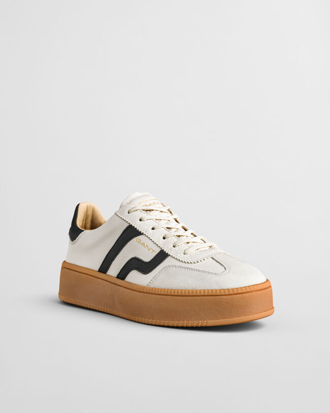 Cuzmani Sneaker aus Glatt- und Veloursleder