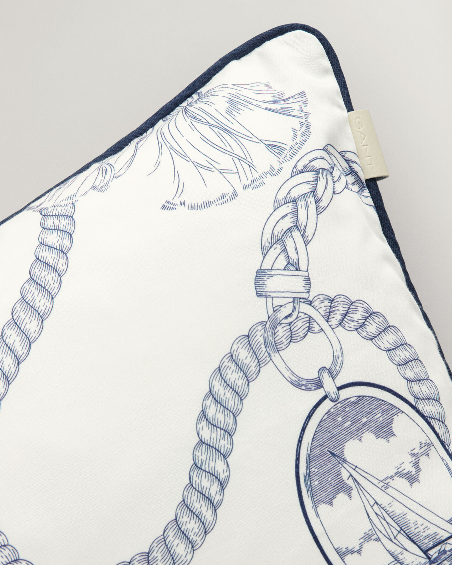 Sateen Sailing Print Kissenhülle