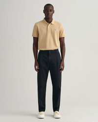 Tapered Bundfaltenhose