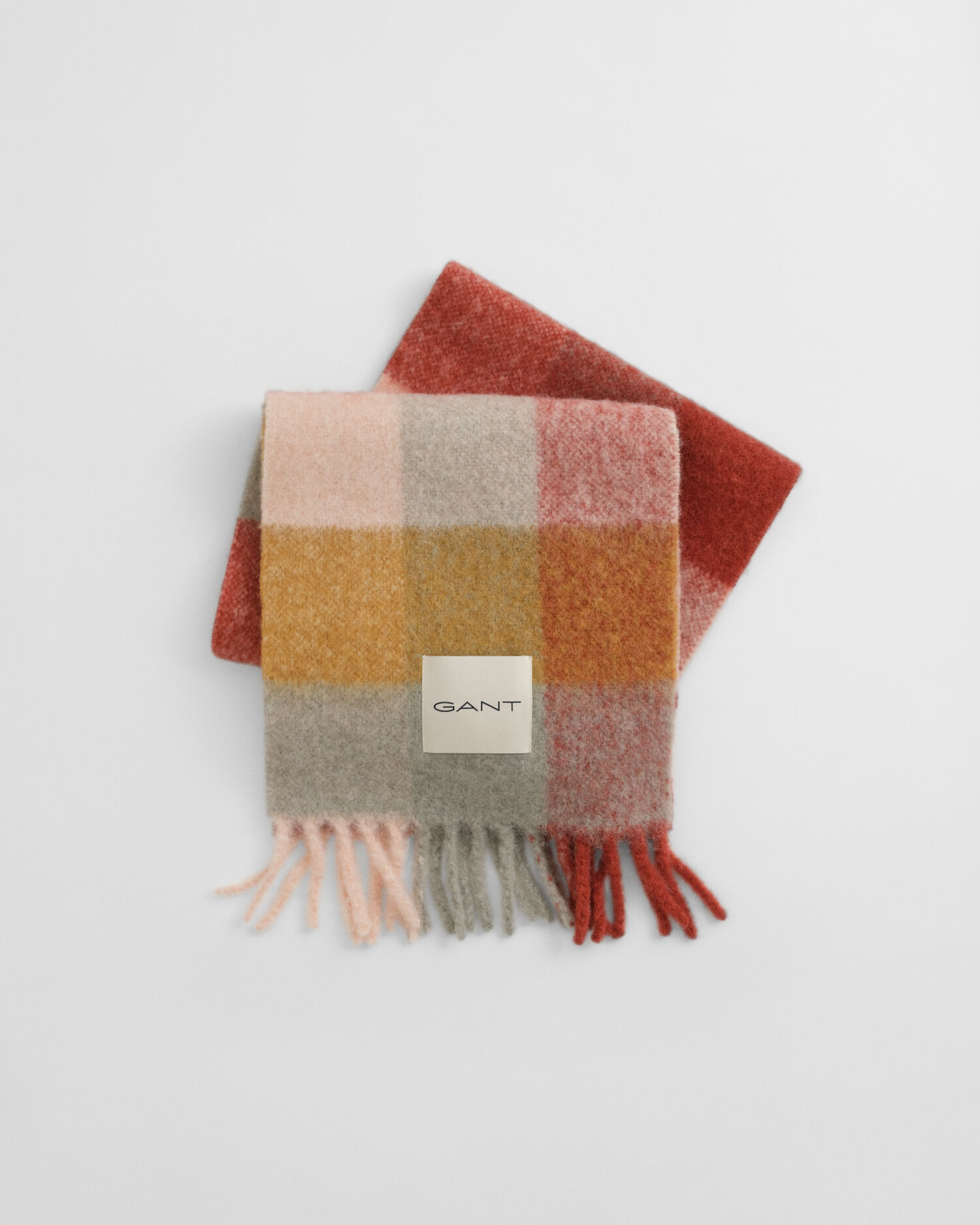 Karierter Schal aus Alpaka-Woll-Gemisch