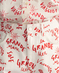Shorts mit Text-Print