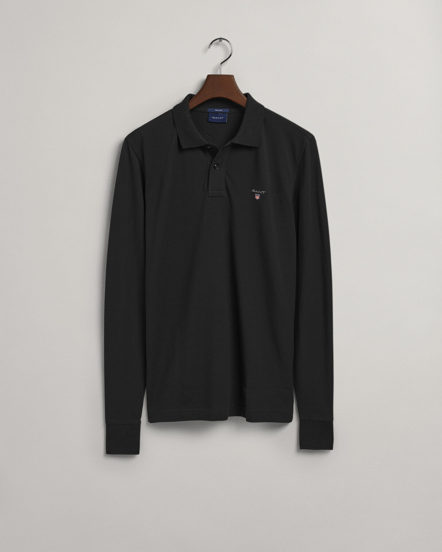 Original Piqué Langarm-Poloshirt