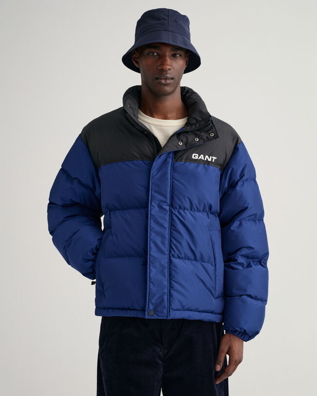 Wattierte Blockfarben Jacke