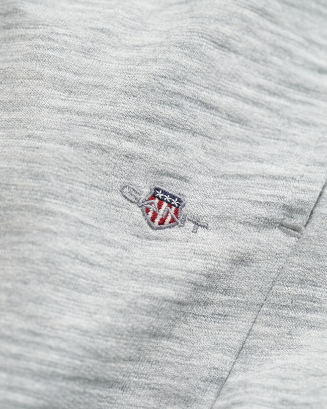 Teens Shield Shorts aus Baumwoll-Flammgarn