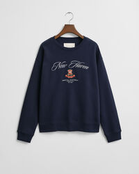 Crest Graphic Rundhals-Sweatshirt