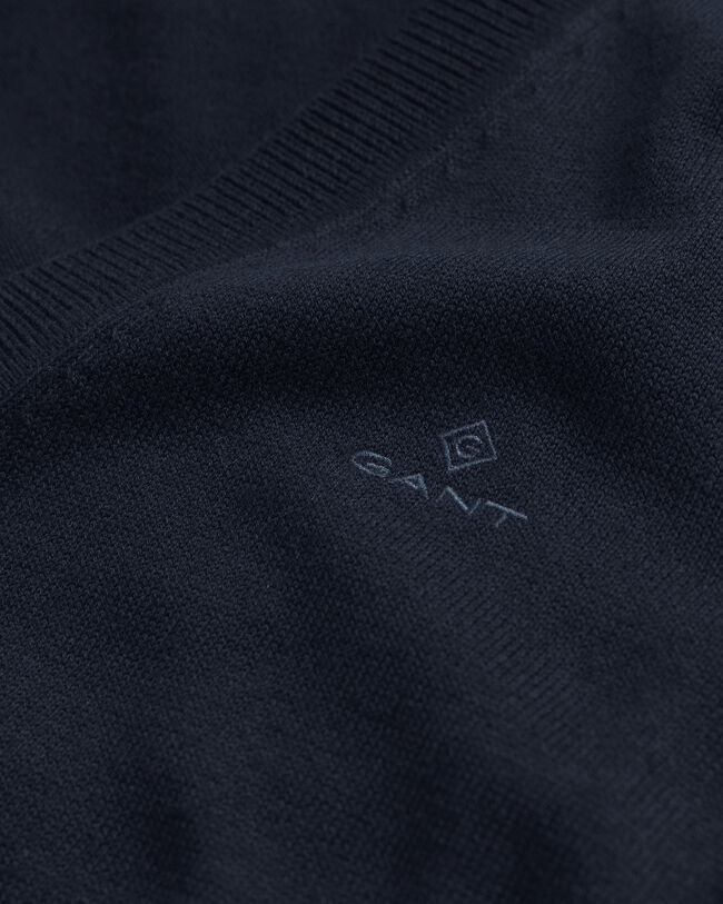 Leichte V-Neck Strickjacke aus Baumwolle