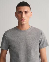 T-Shirt mit Waffelstruktur