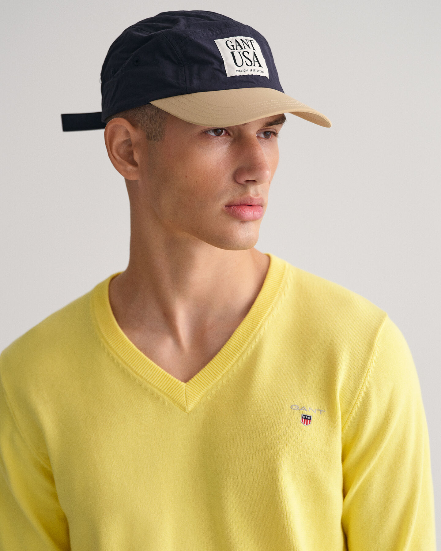 Classic V-Neck Pullover aus Baumwolle