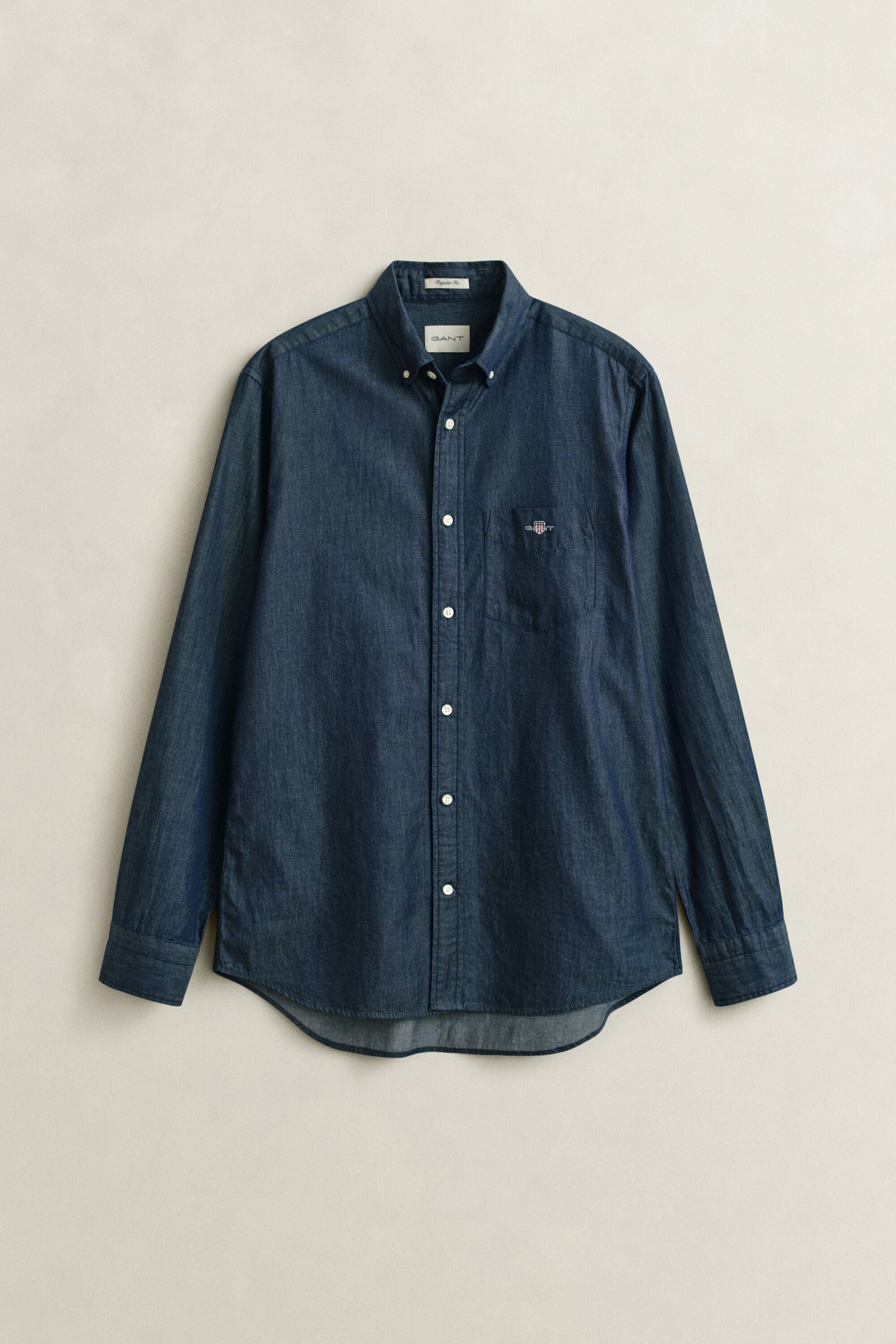 Camicia indaco regular fit