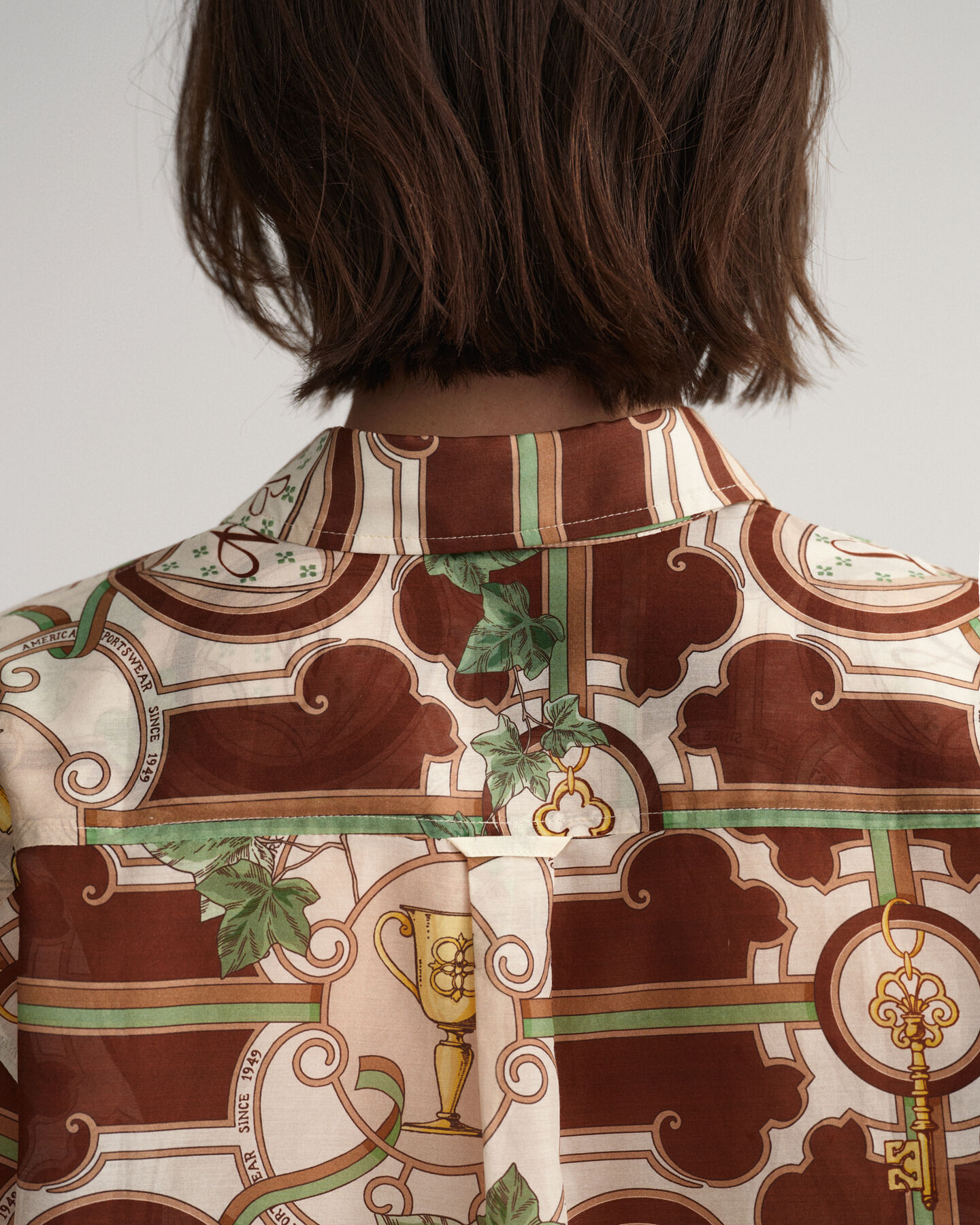 Relaxed Fit American Luxe Baumwoll Seiden Bluse