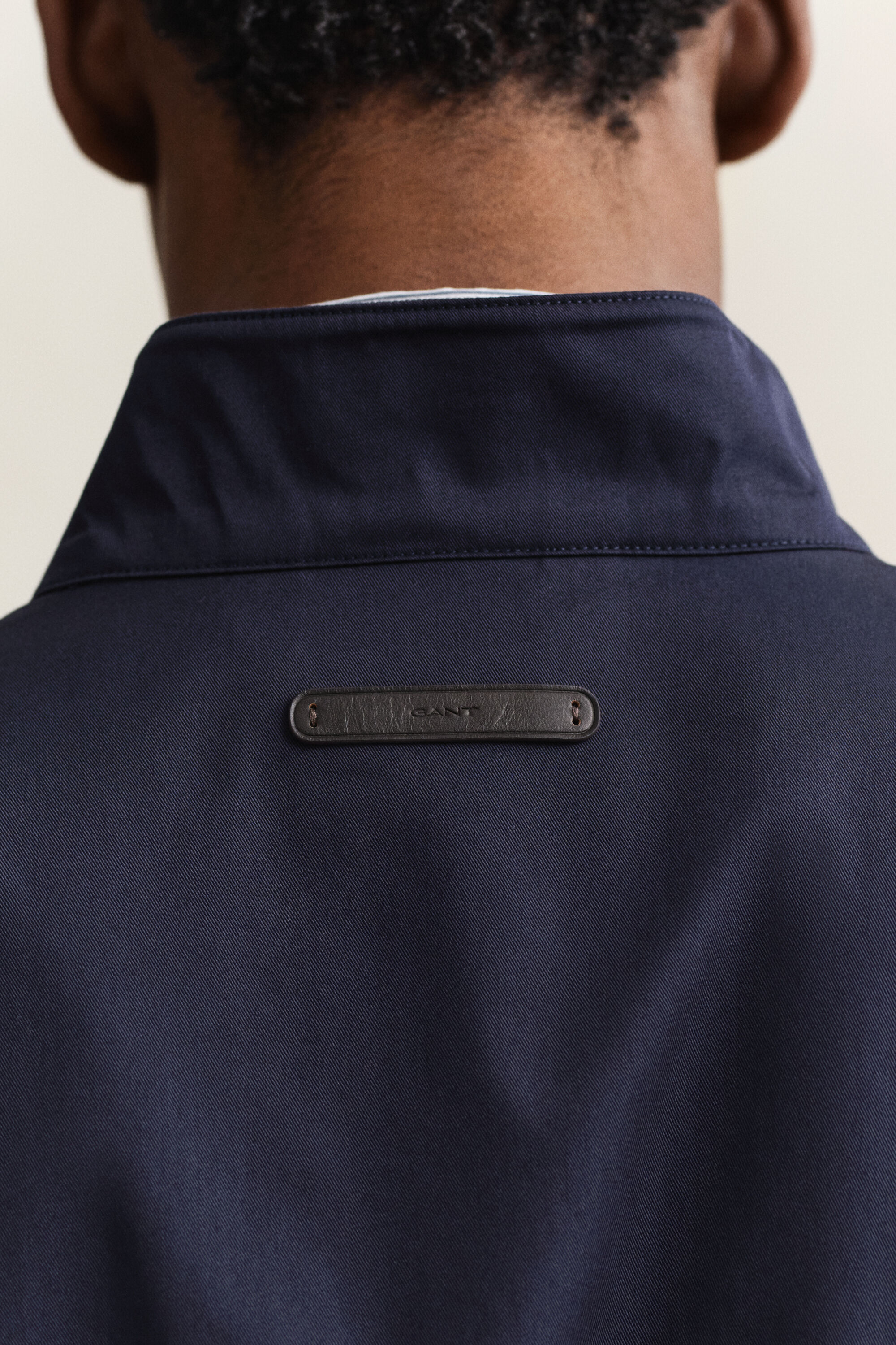 Cotton Blend Harrington Jacket