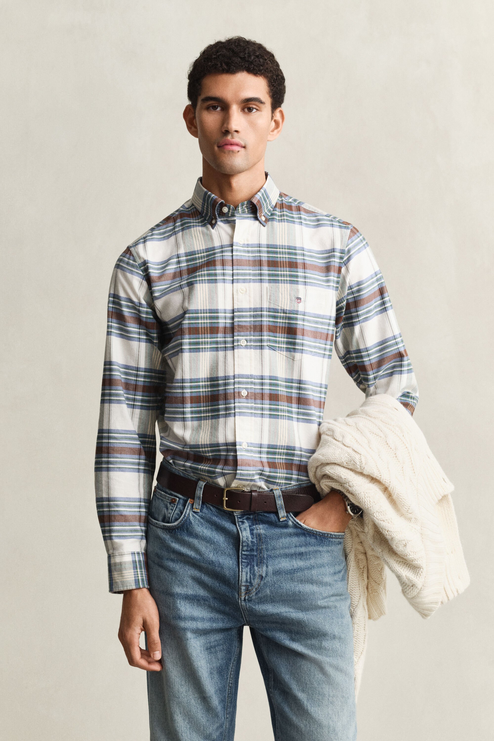 Regular Fit Classic Checked Oxford Shirt