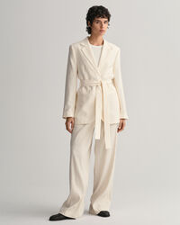 Regular Fit Fluid Blazer mit G&uuml;rtel