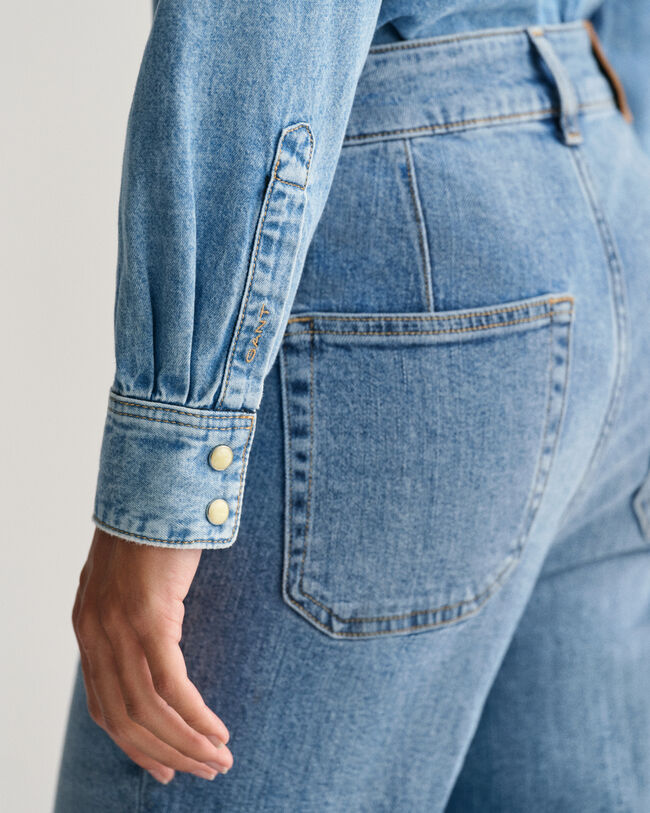 Regular Fit Jeansbluse