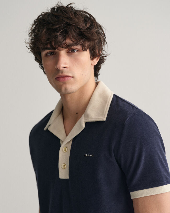 Resort Poloshirt aus Frottee