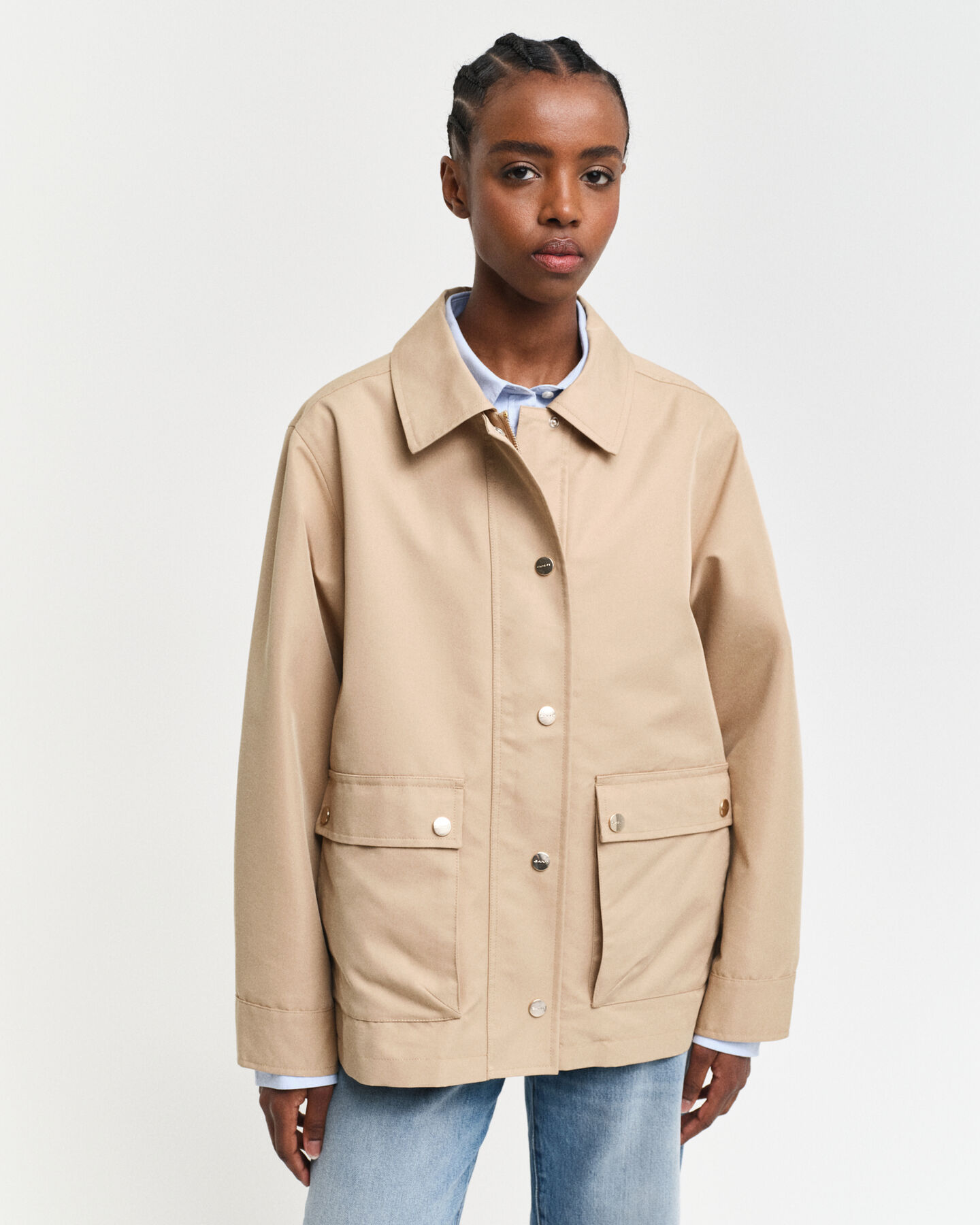 Jacke aus Baumwolltwill