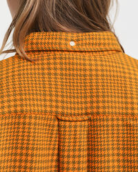 Relaxed Fit Houndstooth Hemd