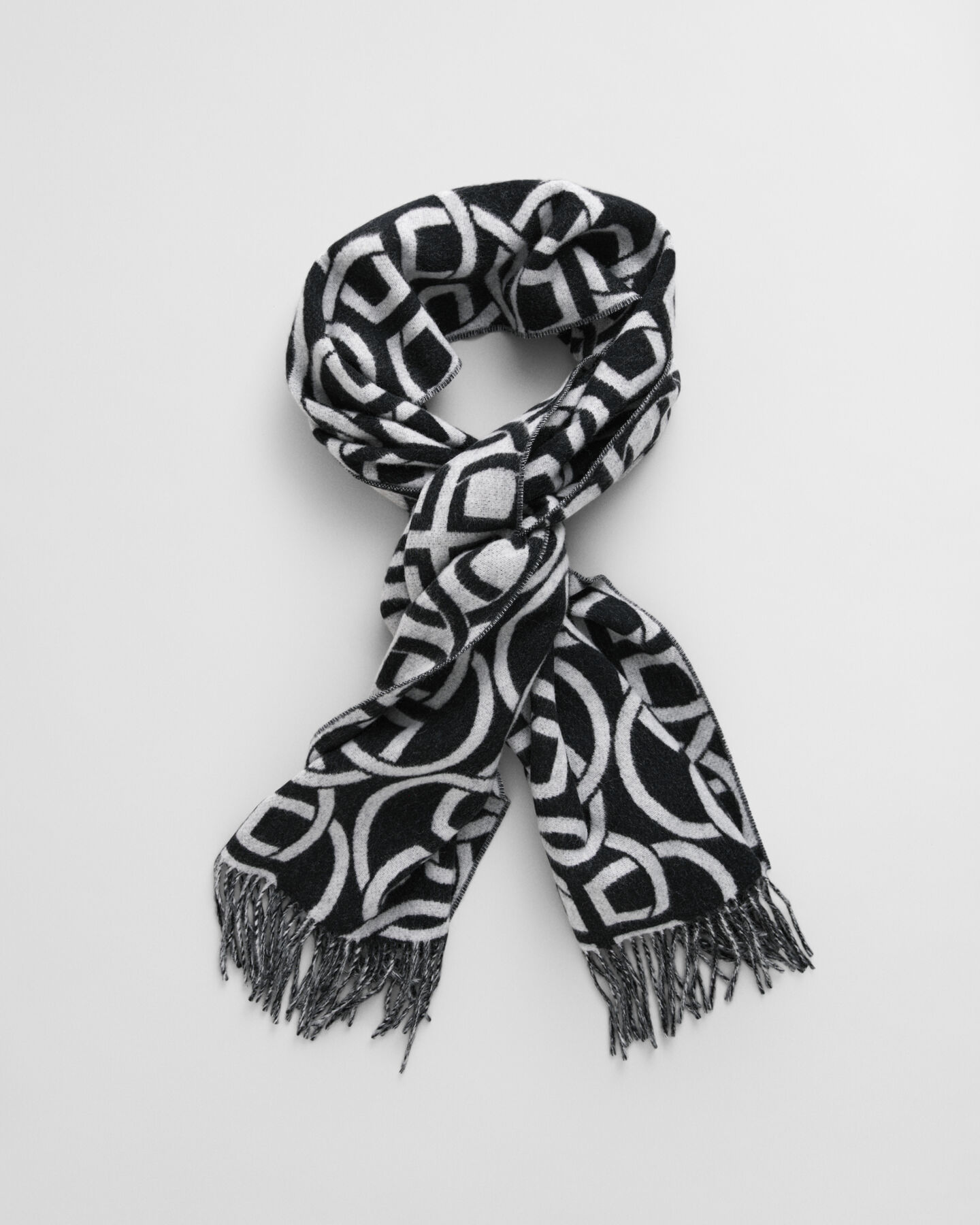 G Patterned Wollschal