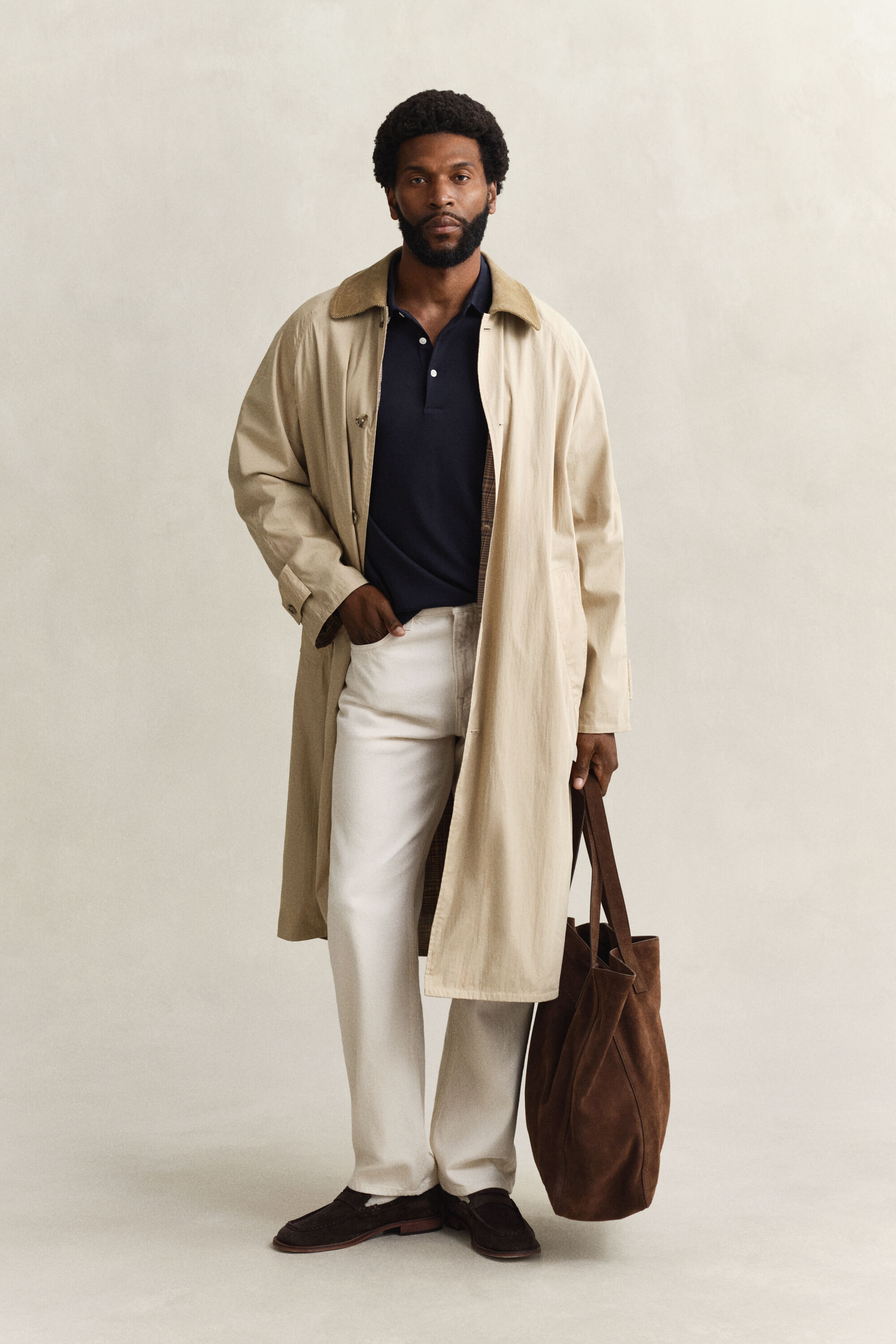 Langarm-Poloshirt aus Pima-Baumwolle