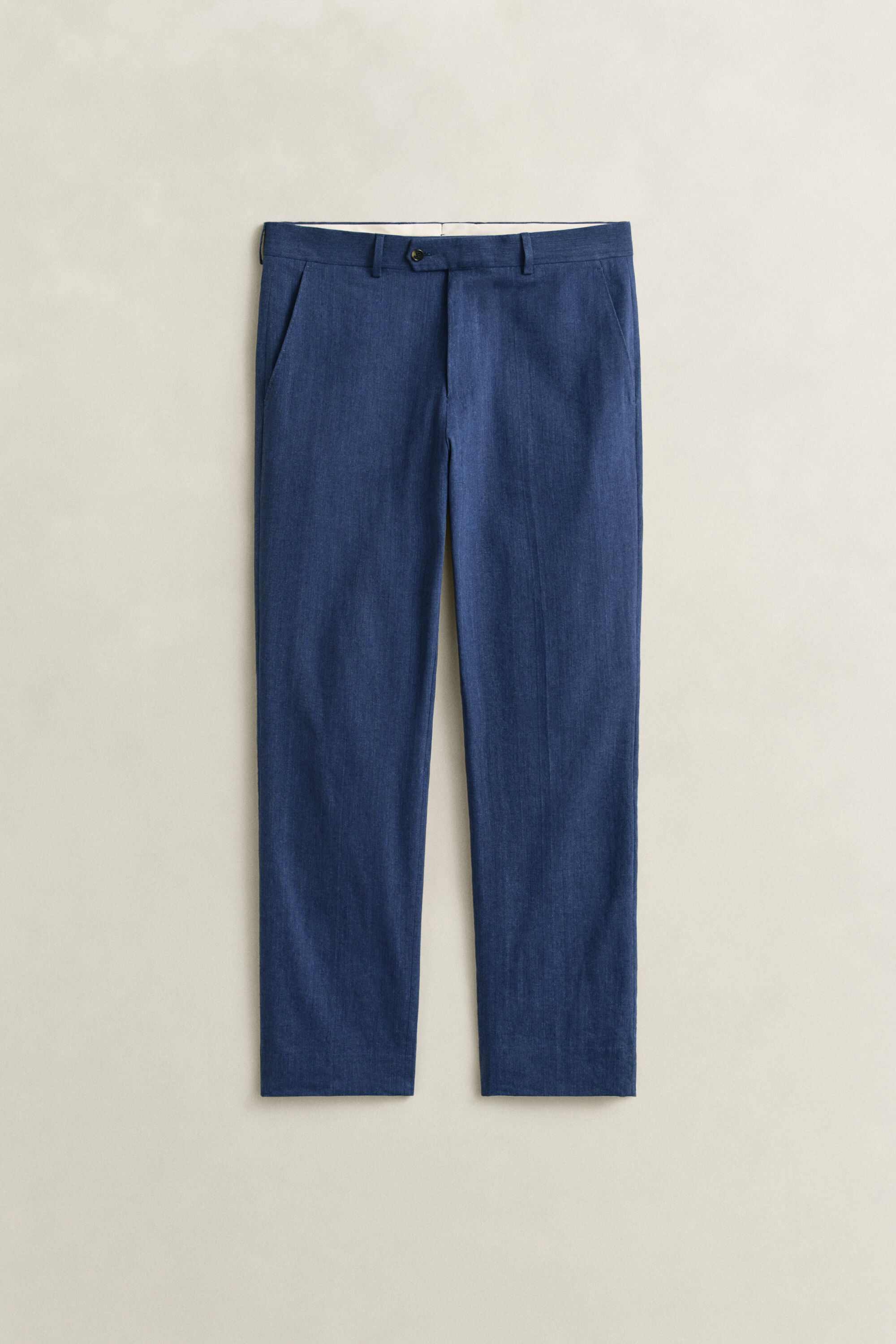 Pantalon de costume en lin mélangé