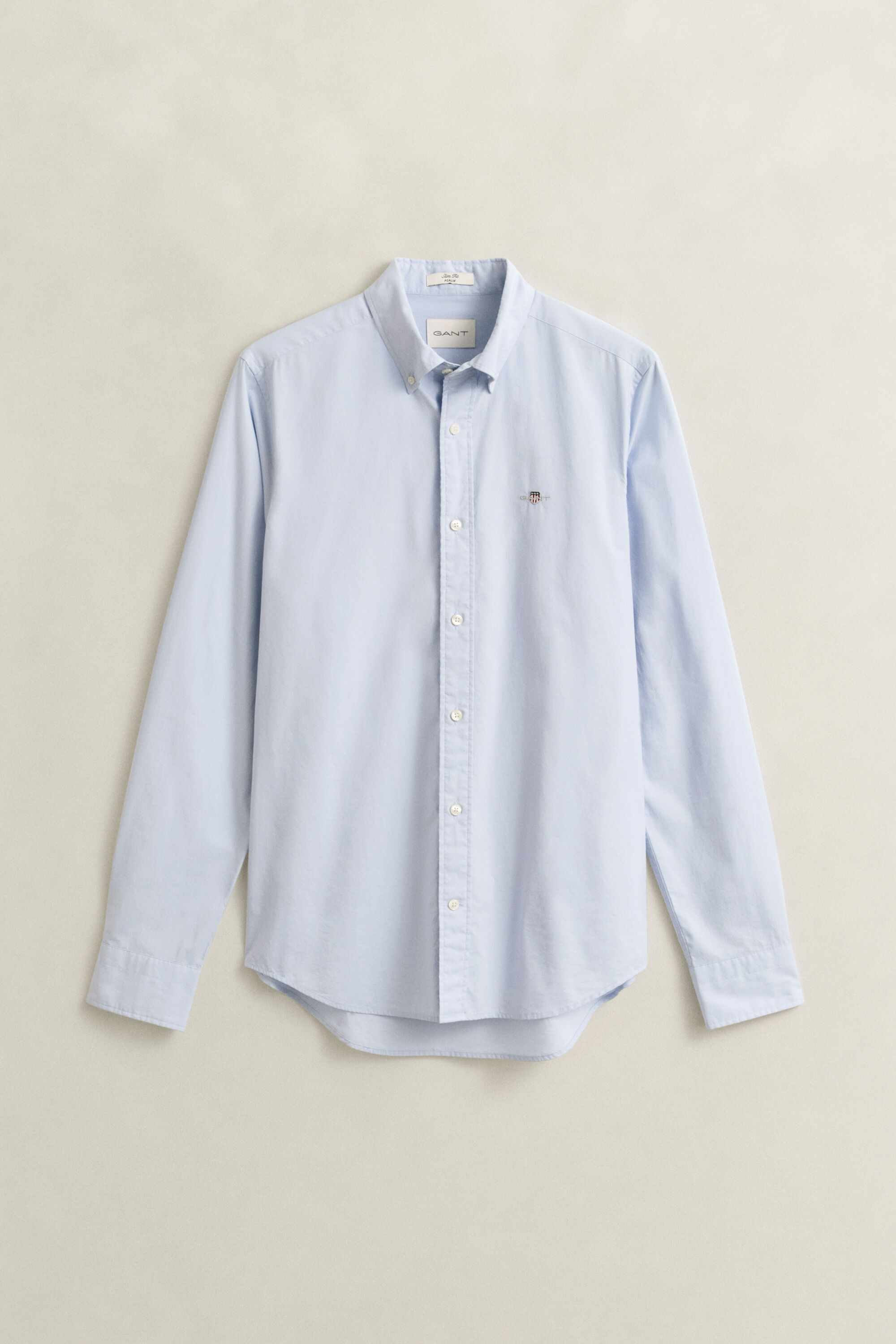 Slim Fit Classic Popeline Hemd