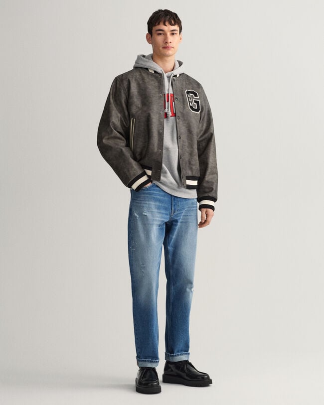 GANT Varsity Jacket aus Leder