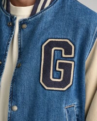 Denim Varsity Jacke