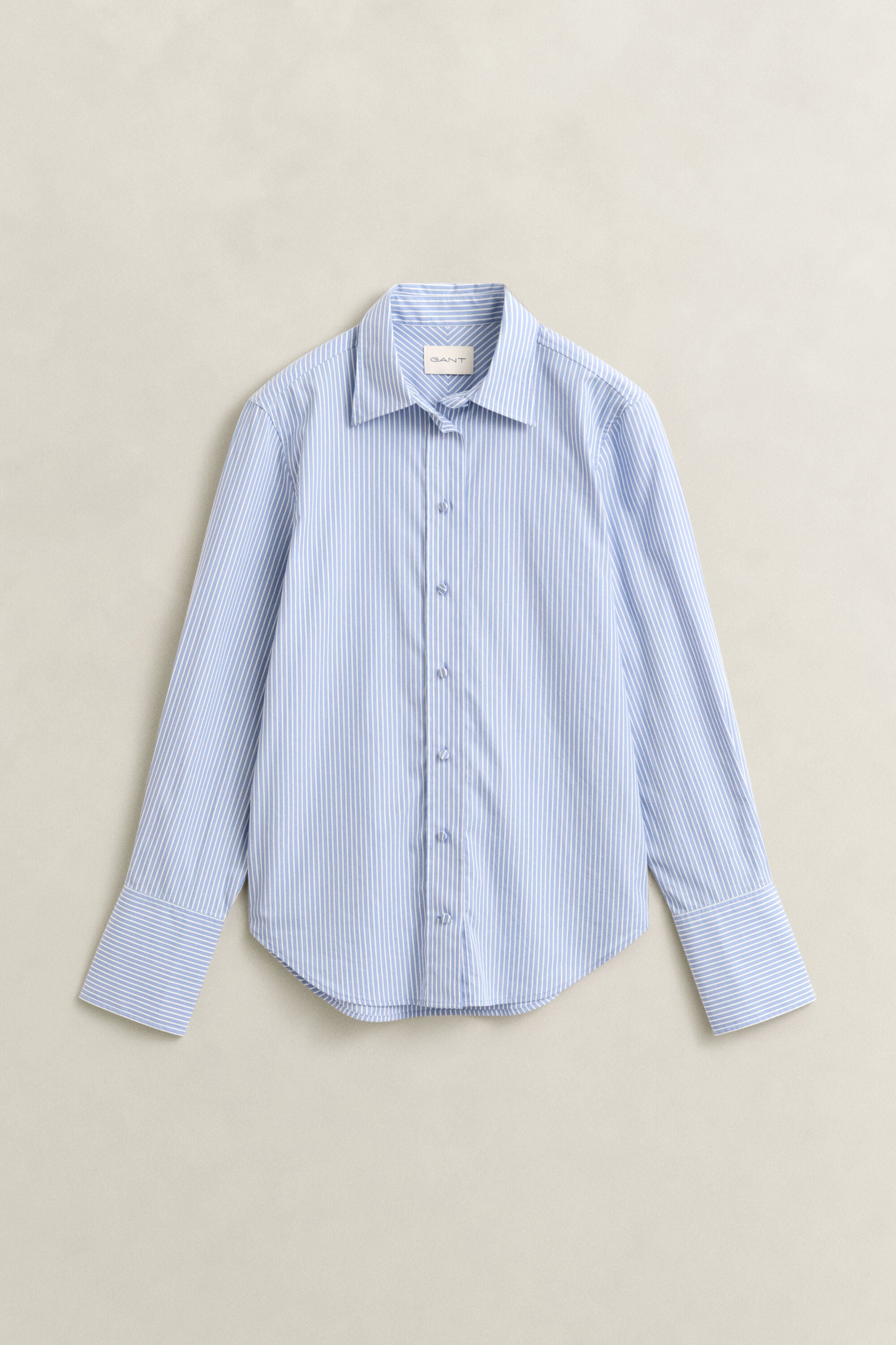Gestreifte Bluse mit Passe