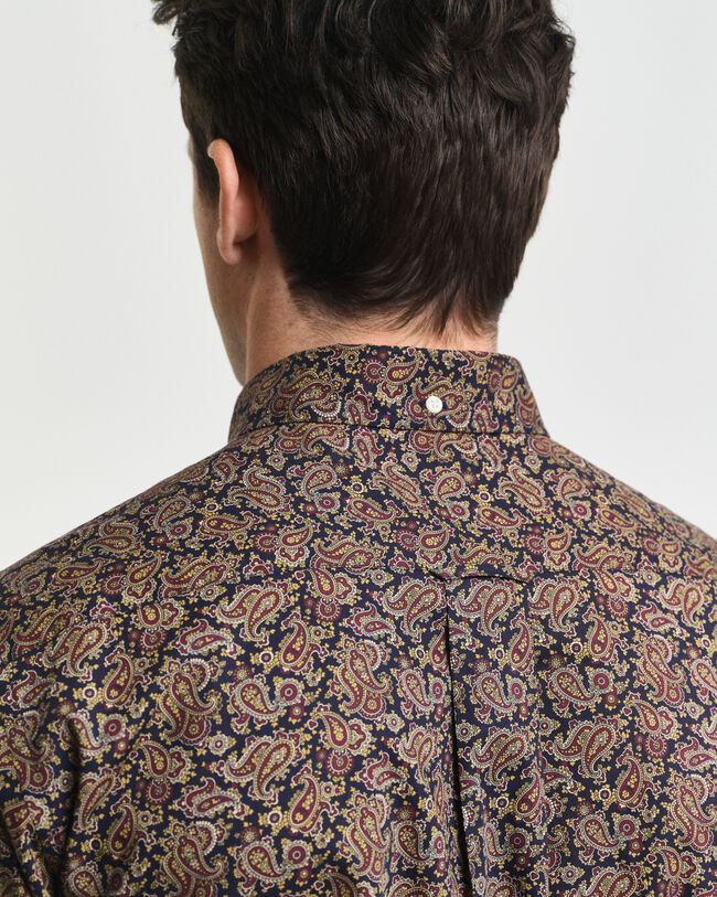 Regular Fit Hemd mit Paisley-Print