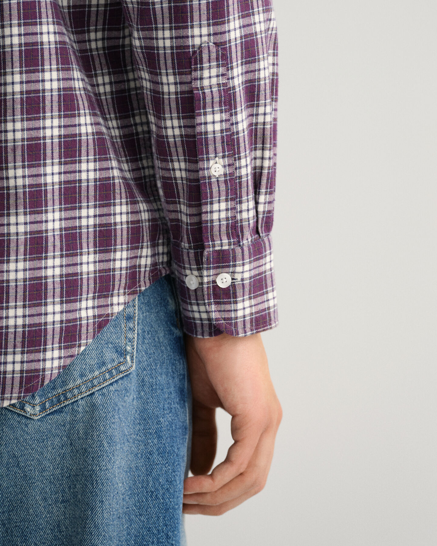 Regular Fit Flanell Karohemd