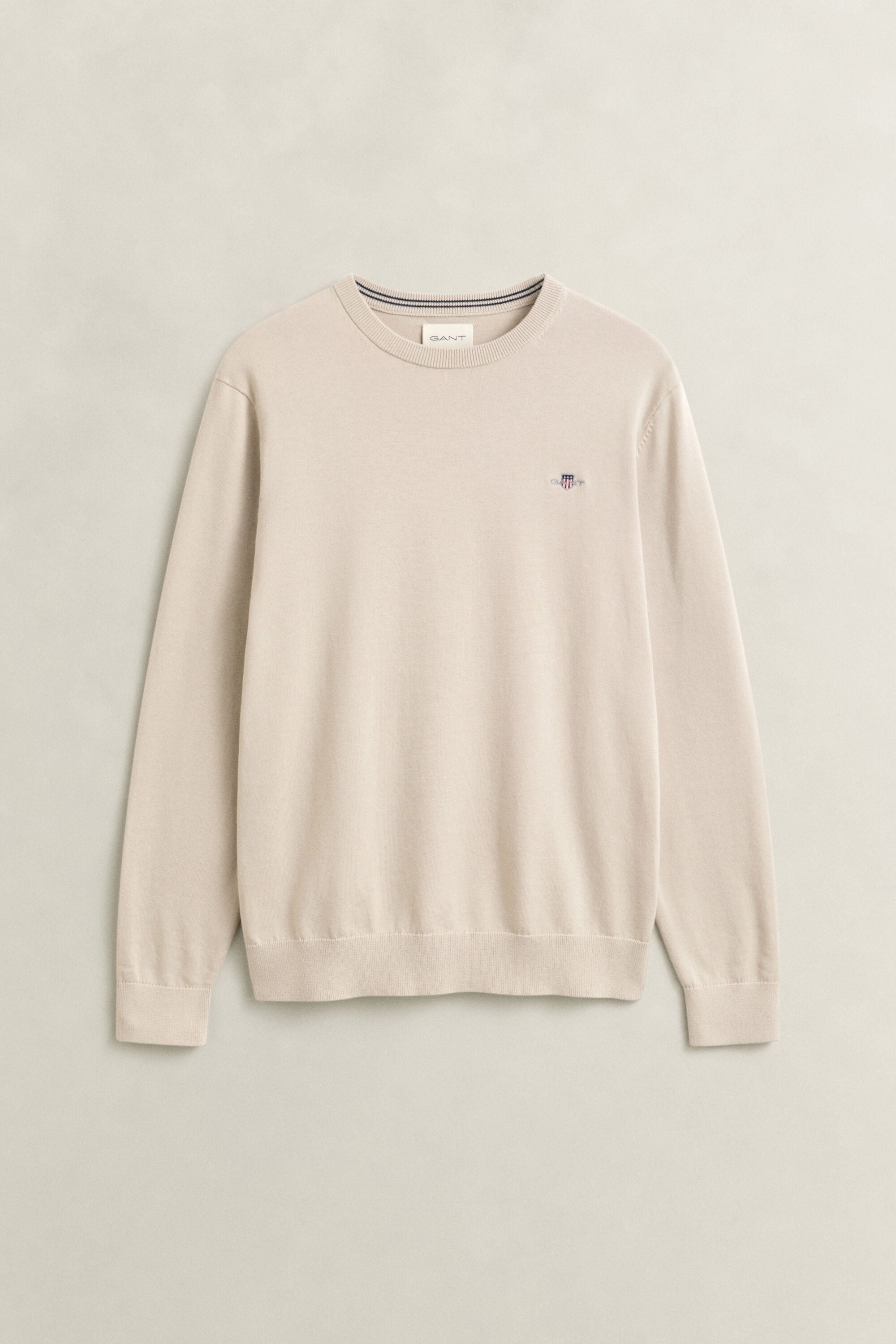 Maglia girocollo in cotone classico