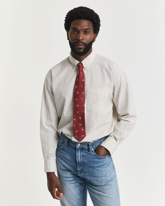 Oversized Fit Luxury Oxford Hemd mit Karomuster