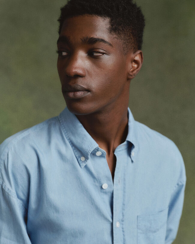 Oversized Luxury Indigo Hemd