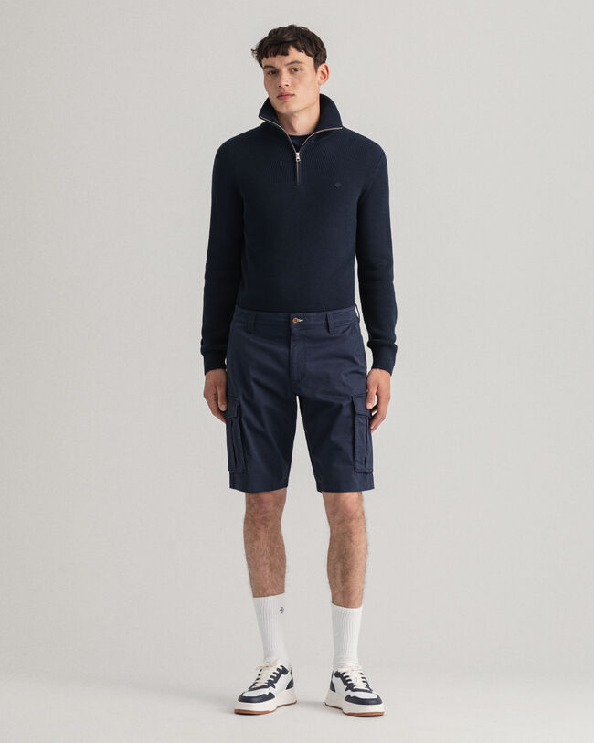 Relaxed Fit Cargoshorts aus Twill